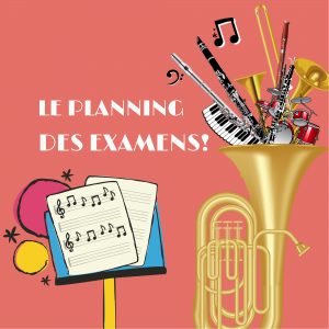 planning des examens