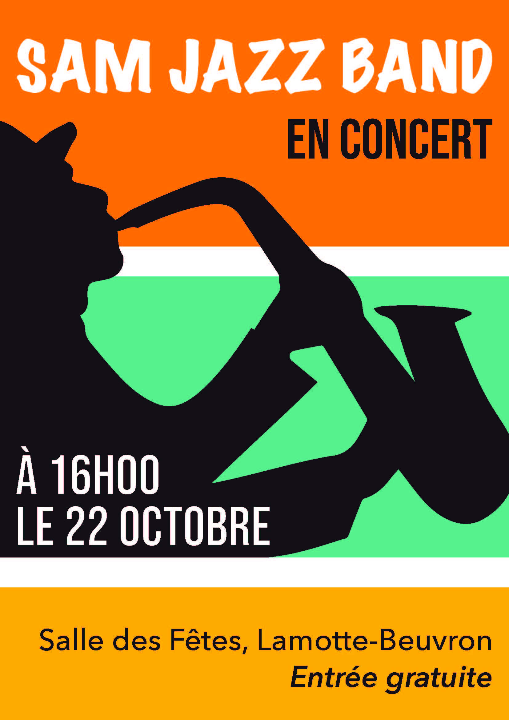 A VOS AGENDAS – CONCERT SAM JAZZ à Lamotte-Beuvron