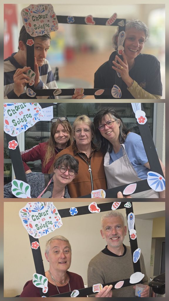 Vincent Dunet, notre arrangeur de talent, Des crêpières passionnées, Mumu, Sandrine et Martine, Yannick Le Moine, président de l'association et Béatrice qui a assuré cette fonction pendant 17 ans